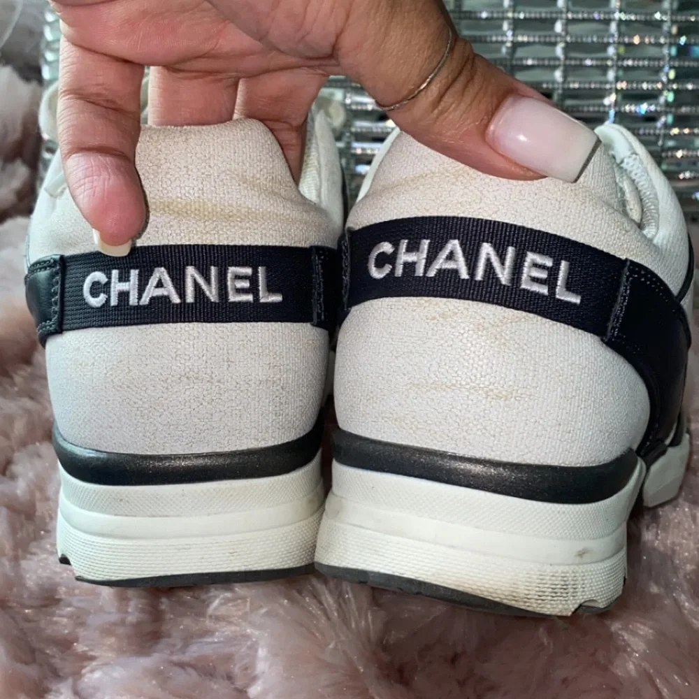 Grey Chanel sneakers - Picture 2 of 4